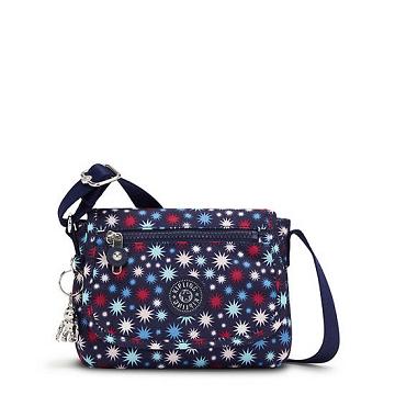 Kipling Sabian Printed Crossbody Mini Táska Lila | HU 1352BE